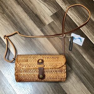 NWT Rattan Purse